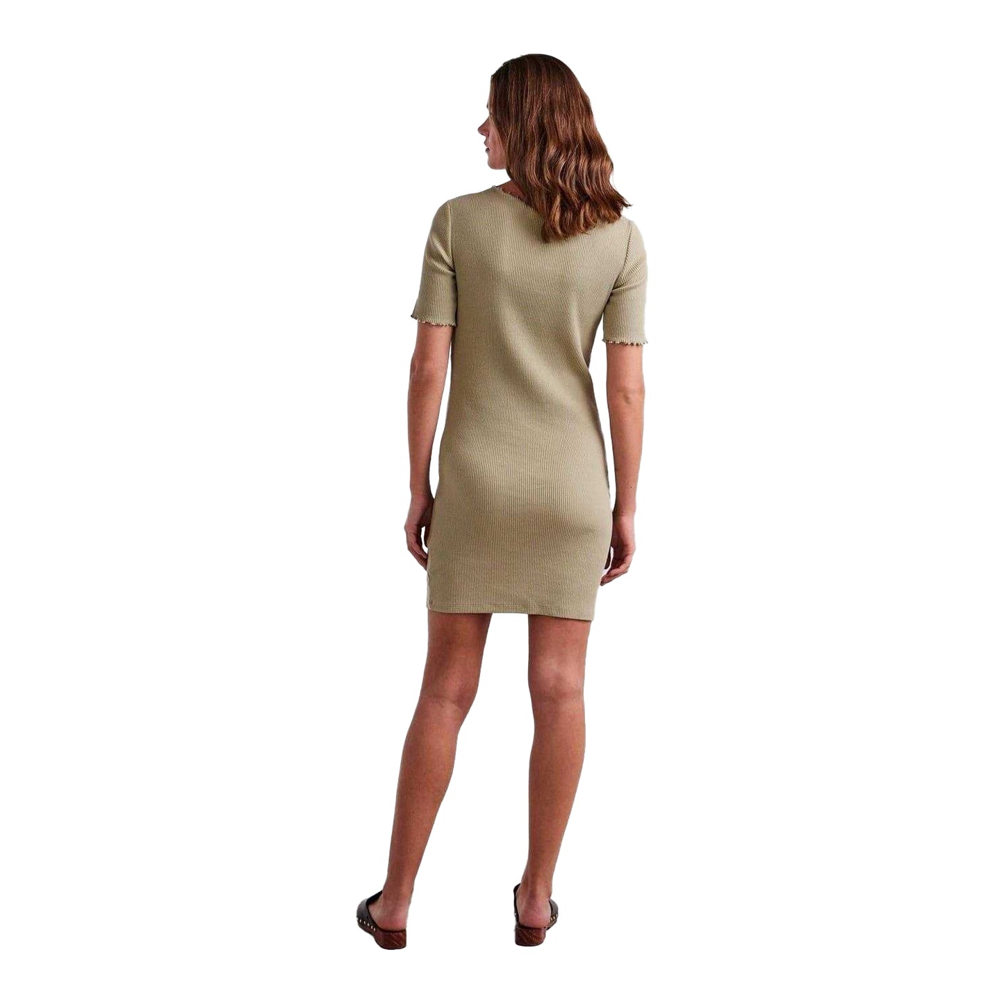 Tea - Back - Pieces Womens-Ladies Nukisa V Neck Bodycon Dress