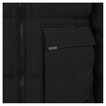 Black - Side - Capo Mens Puffer Jacket