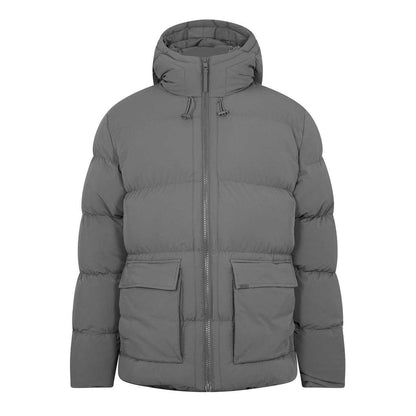 Charcoal - Front - Capo Mens Puffer Jacket