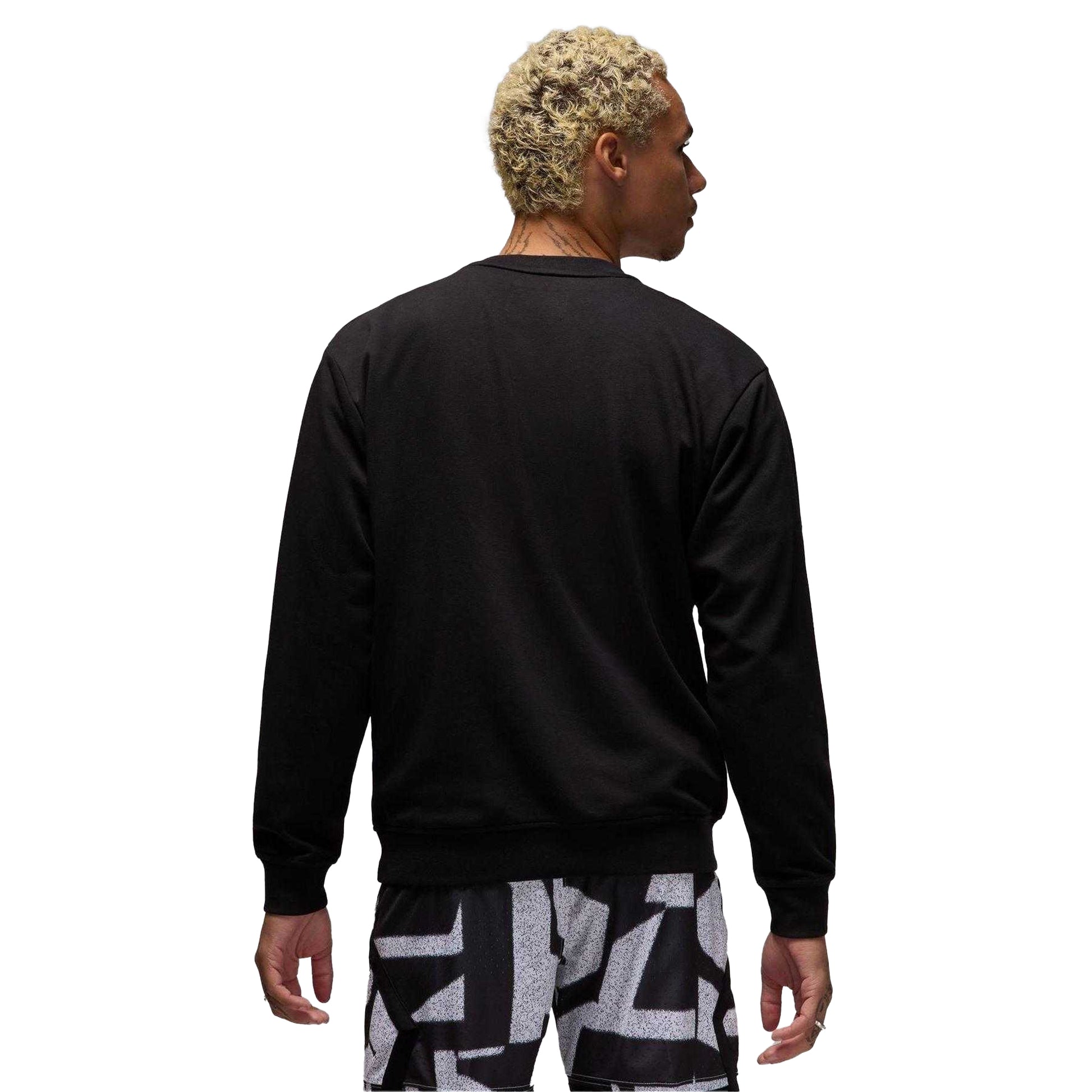 Black - Back - Nike Mens Jordan Crossover Fleece Sweatshirt
