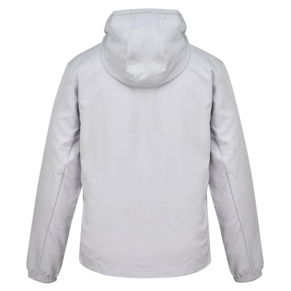 Grey - Back - Under Armour Mens Sportstyle Water Resistant Long-Sleeved Windbreaker