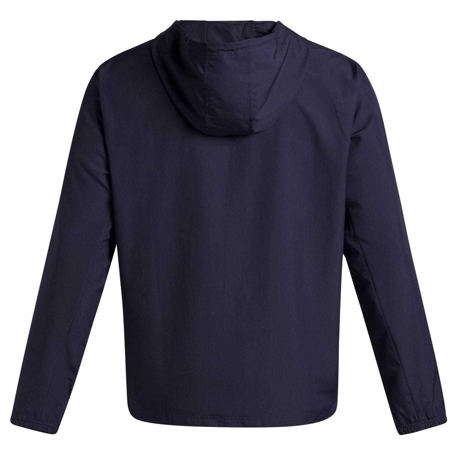 Navy - Back - Under Armour Mens Sportstyle Water Resistant Long-Sleeved Windbreaker