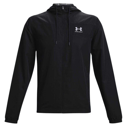 Triple Black - Front - Under Armour Mens Sportstyle Water Resistant Long-Sleeved Windbreaker