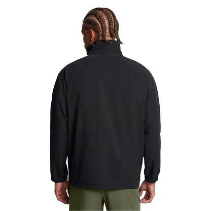 Black - Lifestyle - Under Armour Mens Performance High-Neck Raglan Anorak