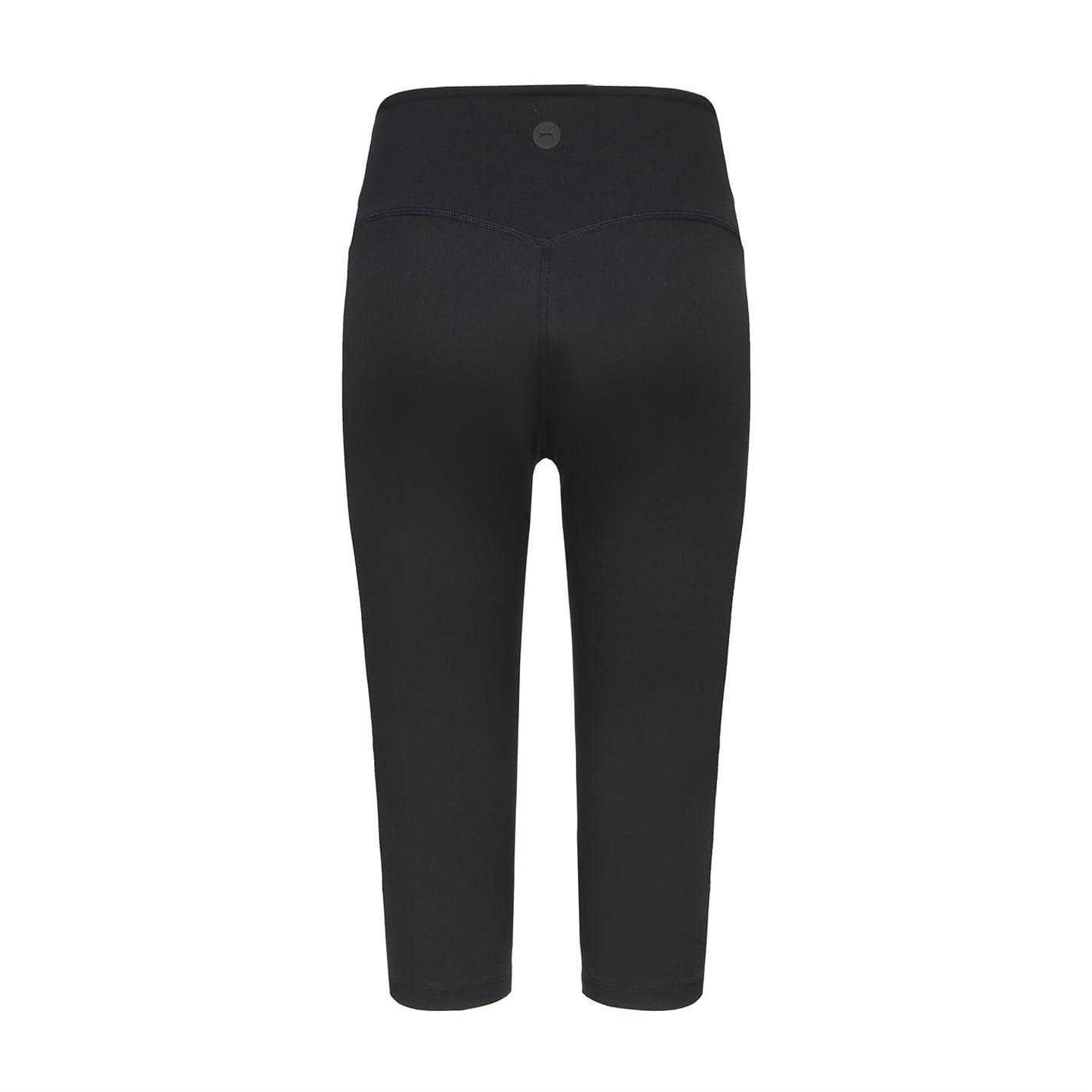 Black - Back - Slazenger Womens-Ladies Polyester Blend Capri