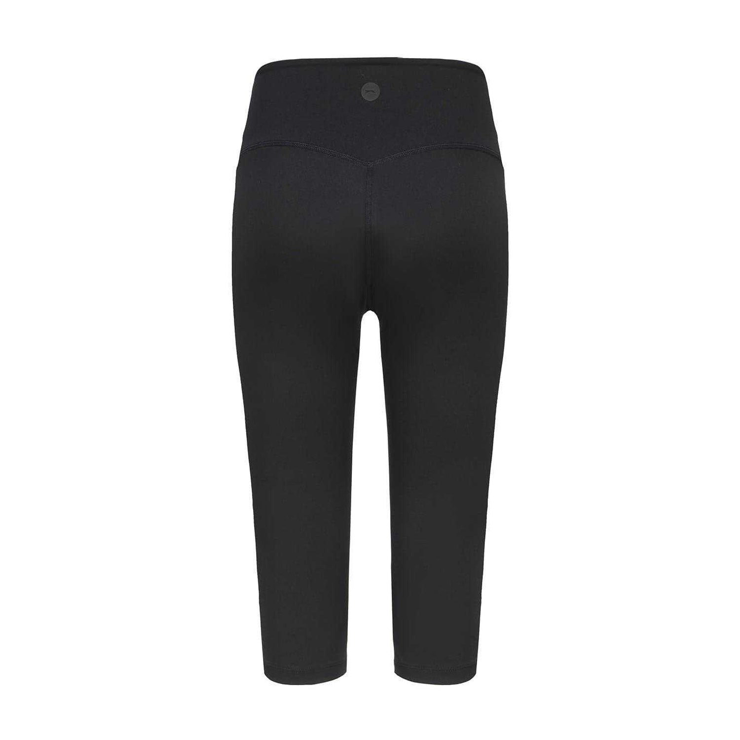 Black - Back - Slazenger Womens-Ladies Polyester Blend Capri