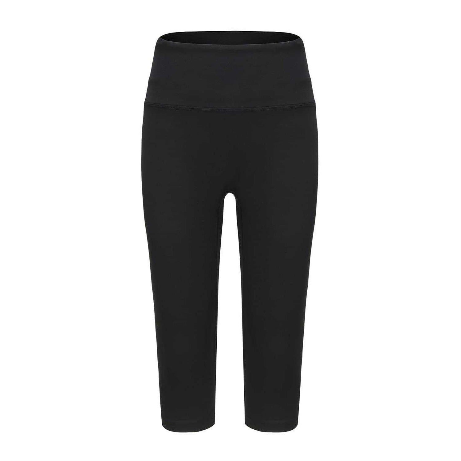 Black - Front - Slazenger Womens-Ladies Polyester Blend Capri