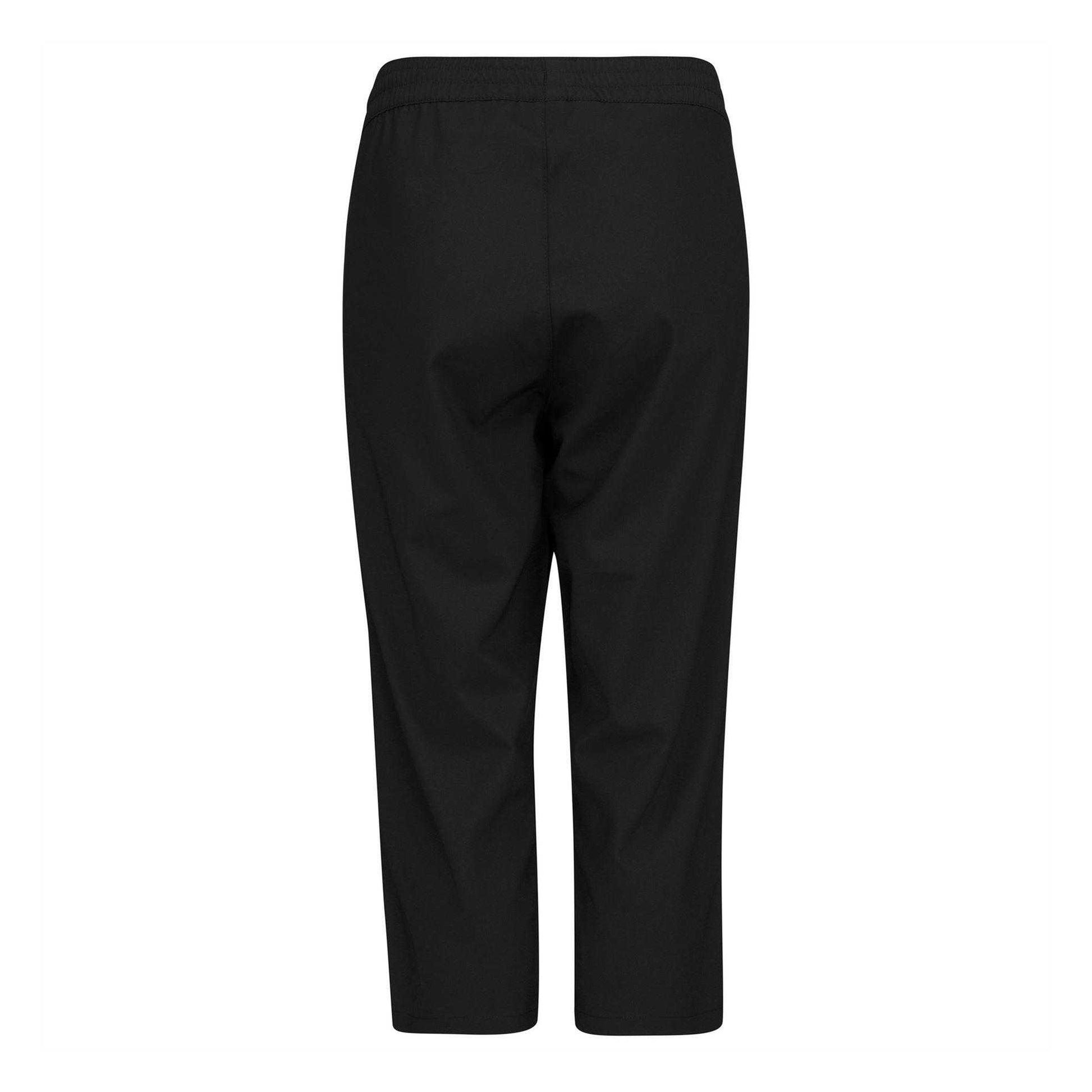 Black - Back - Head Womens-Ladies Club Capri Trousers