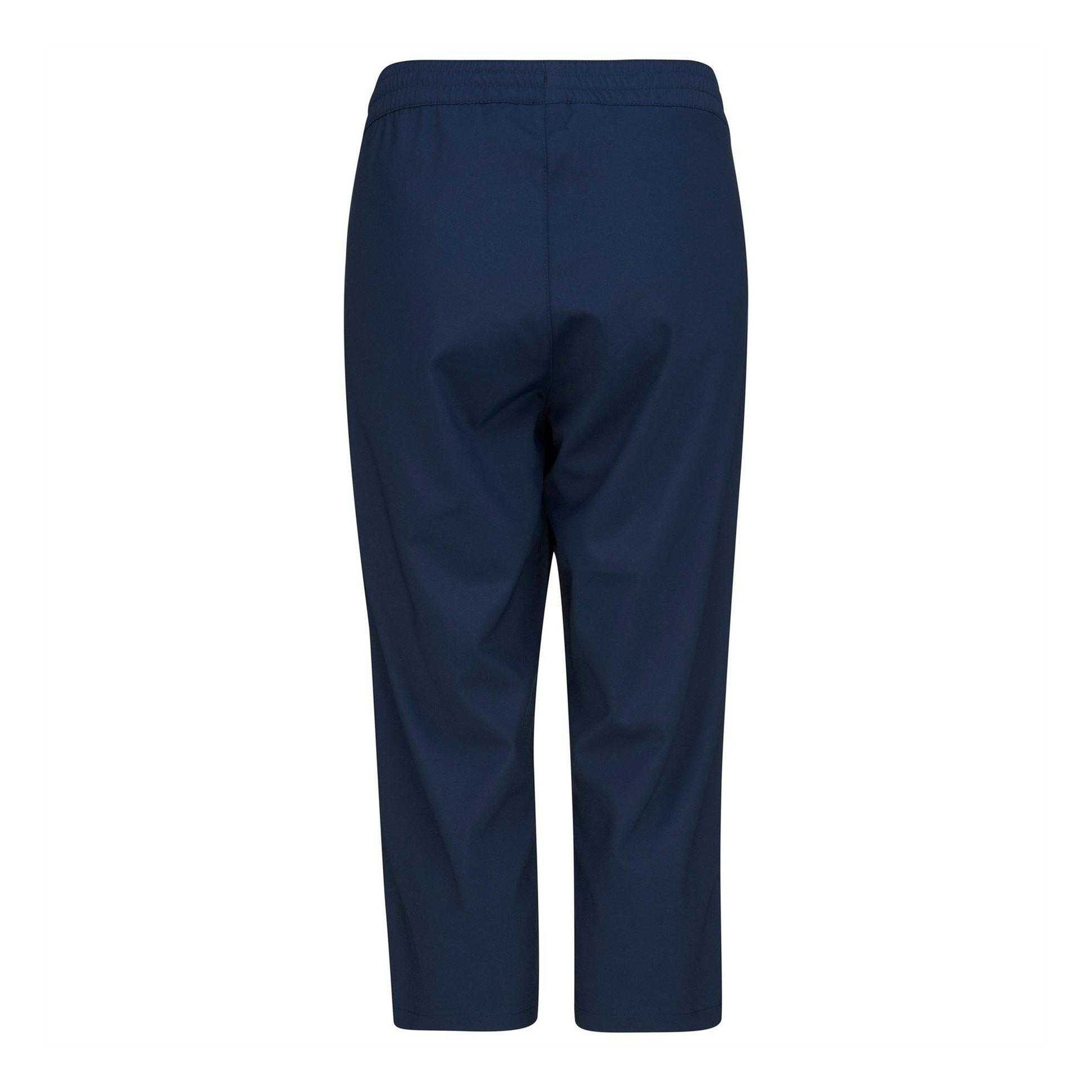 Dark Blue - Back - Head Womens-Ladies Club Capri Trousers