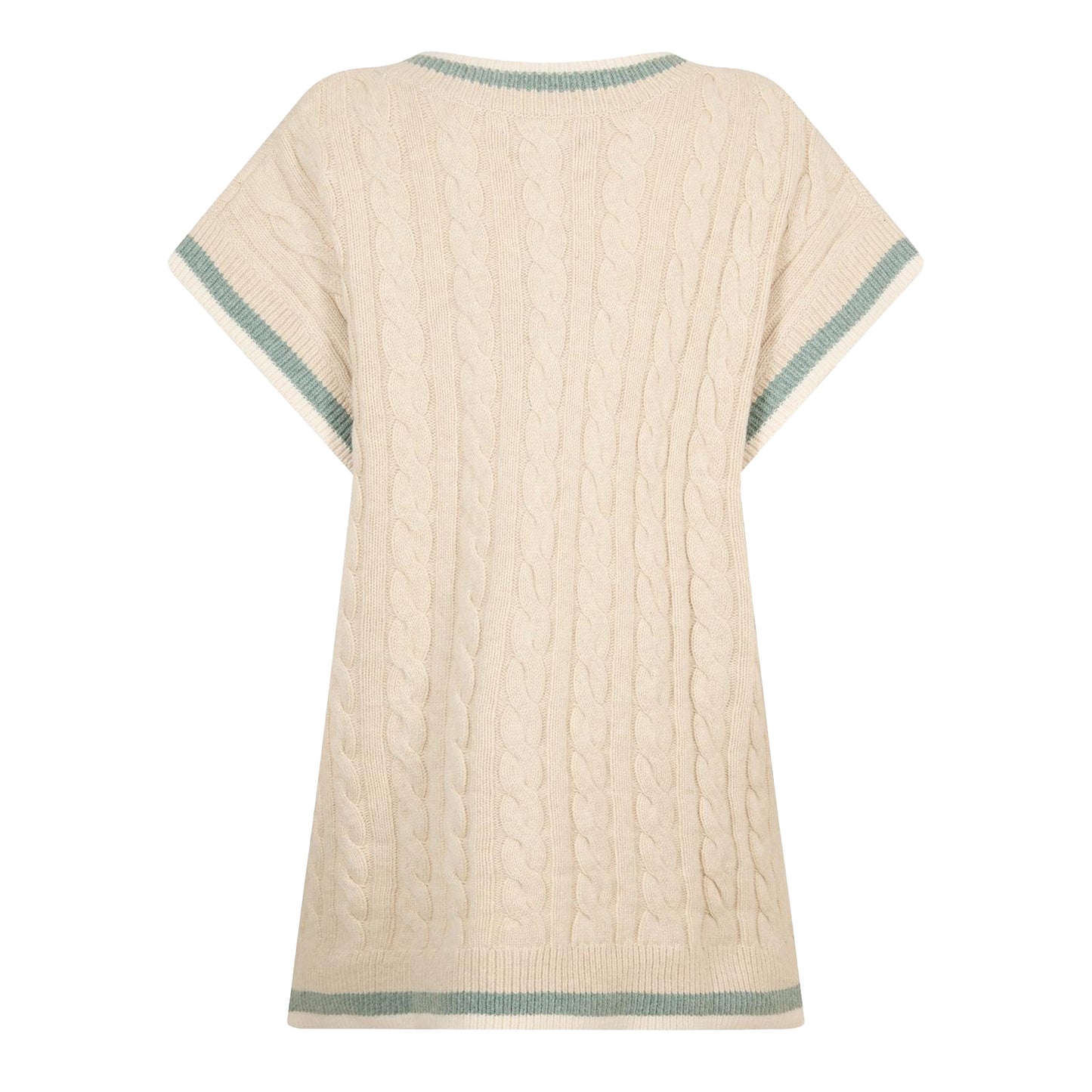 Varsity Green - Back - Levis Womens-Ladies Cable Knit Sweater Vest
