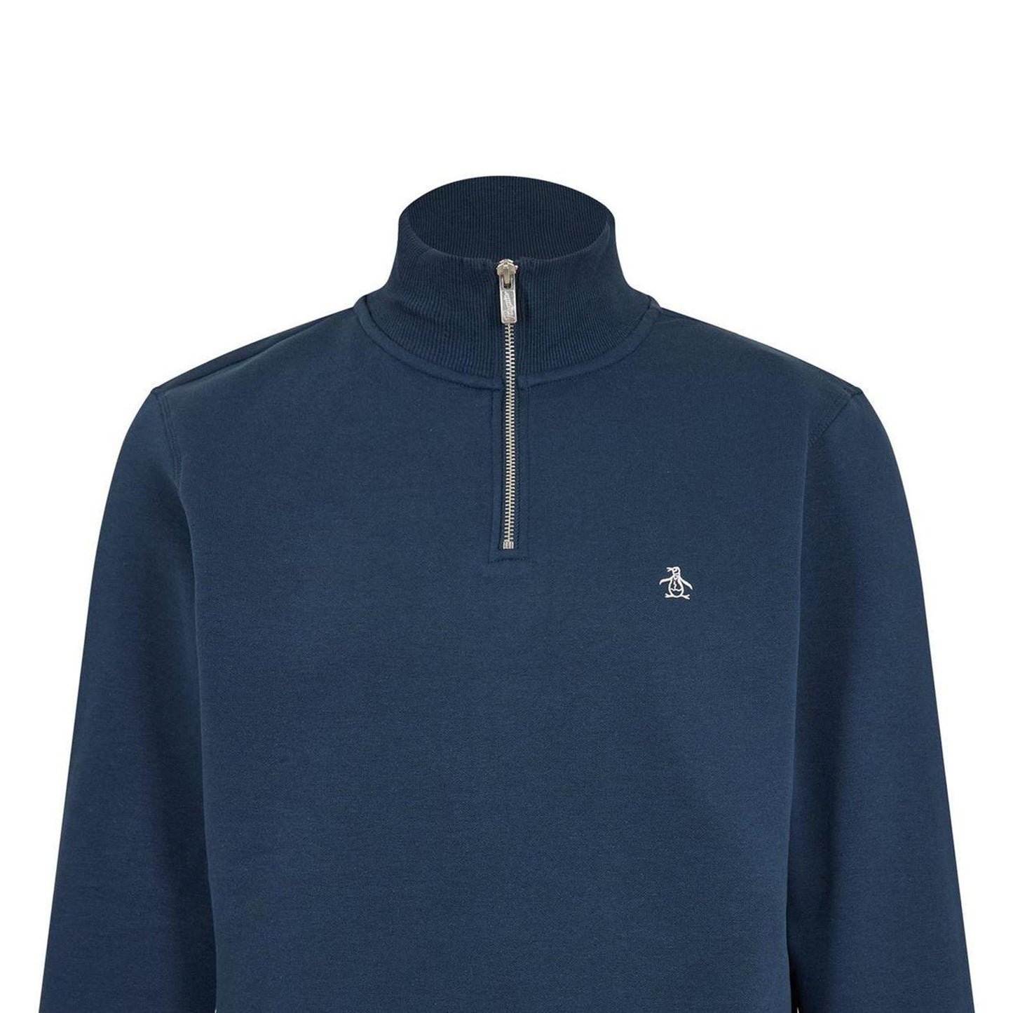 Yale Blue - Side - Original Penguin Mens Quarter Zip Sweatshirt