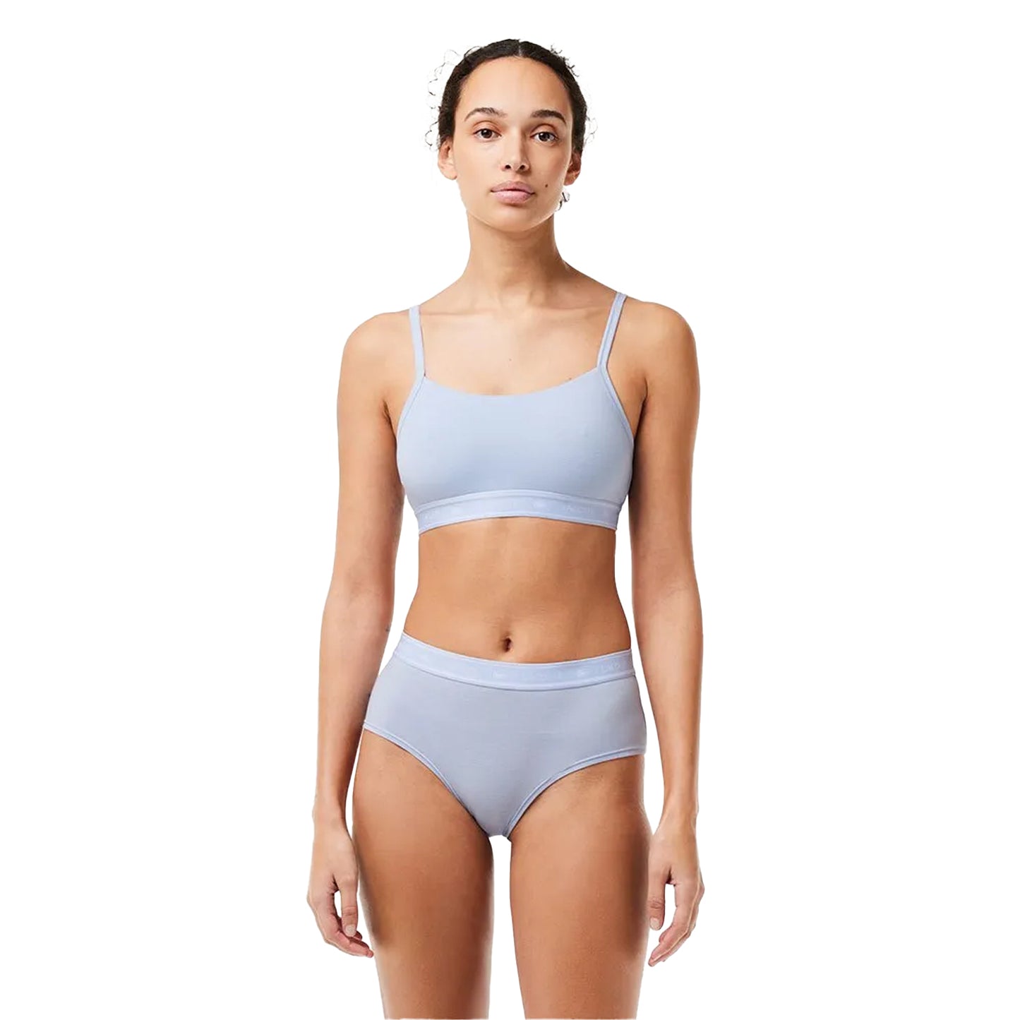Blue - Lifestyle - Lacoste Womens-Ladies Logo Bralette