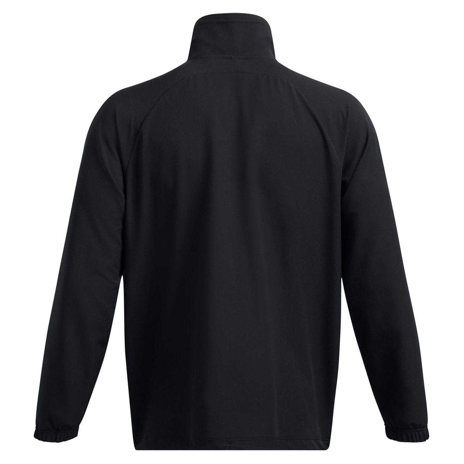 Black - Back - Under Armour Mens Unstoppable Moisture Wicking Anorak