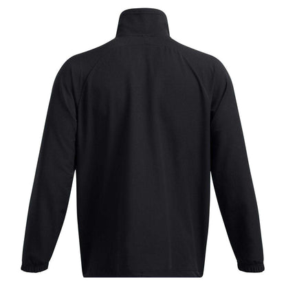 Black - Back - Under Armour Mens Unstoppable Moisture Wicking Anorak
