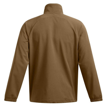 Brown - Back - Under Armour Mens Unstoppable Moisture Wicking Anorak
