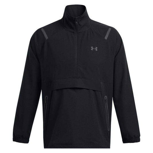 Black - Front - Under Armour Mens Unstoppable Moisture Wicking Anorak