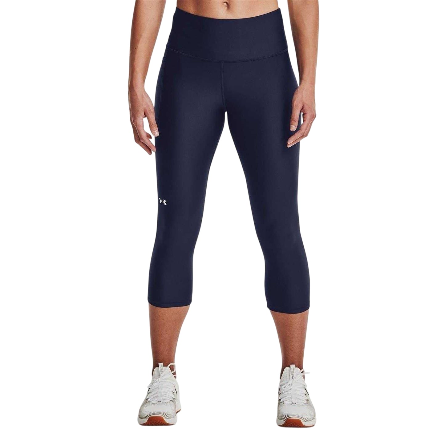 Blue - Side - Under Armour Womens-Ladies Tech Leggings