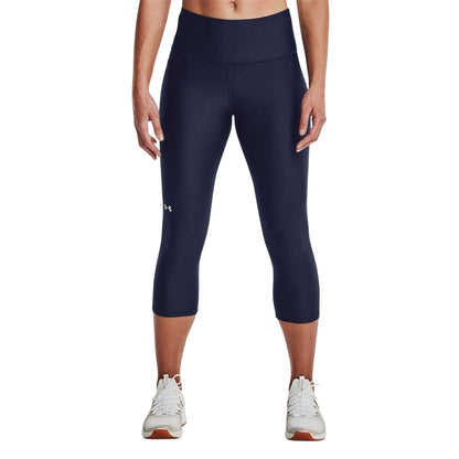 Blue - Side - Under Armour Womens-Ladies Tech Leggings