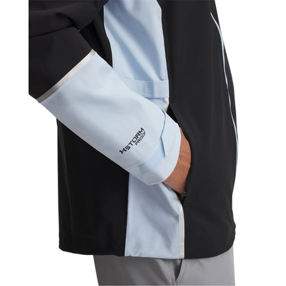 Black - Side - Under Armour Mens Drive Pro Colour Block Jacket