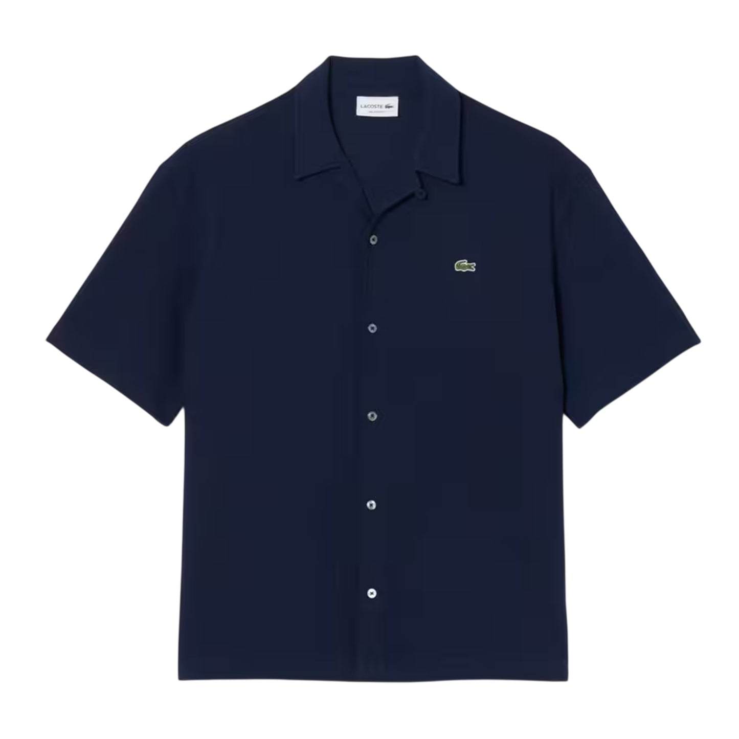 Navy - Front - Lacoste Mens Revere Collar Shirt