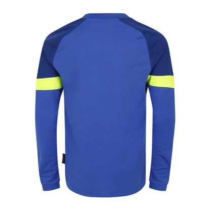 Blue-Yellow - Back - Umbro Childrens-Kids Fitted Goalkeeper Jersey