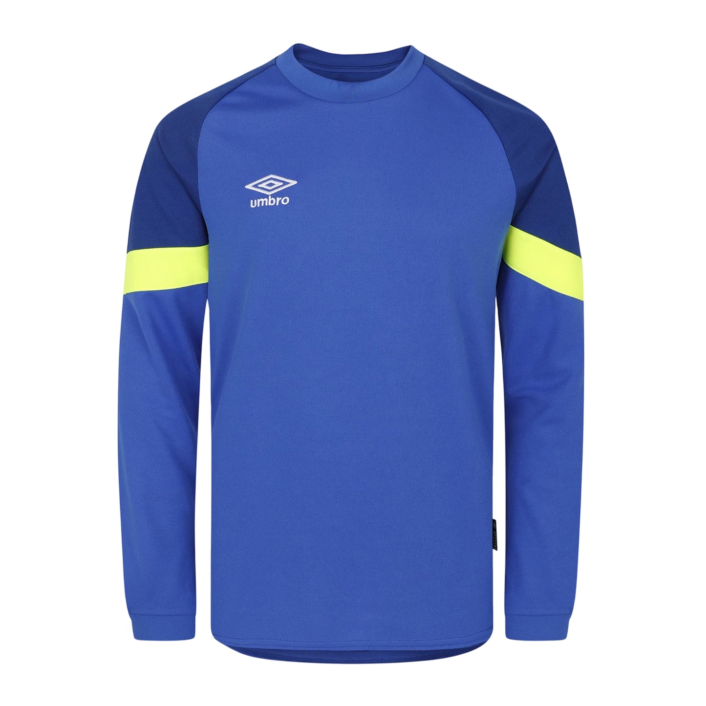 Blue-Yellow - Front - Umbro Childrens-Kids Fitted Goalkeeper Jersey