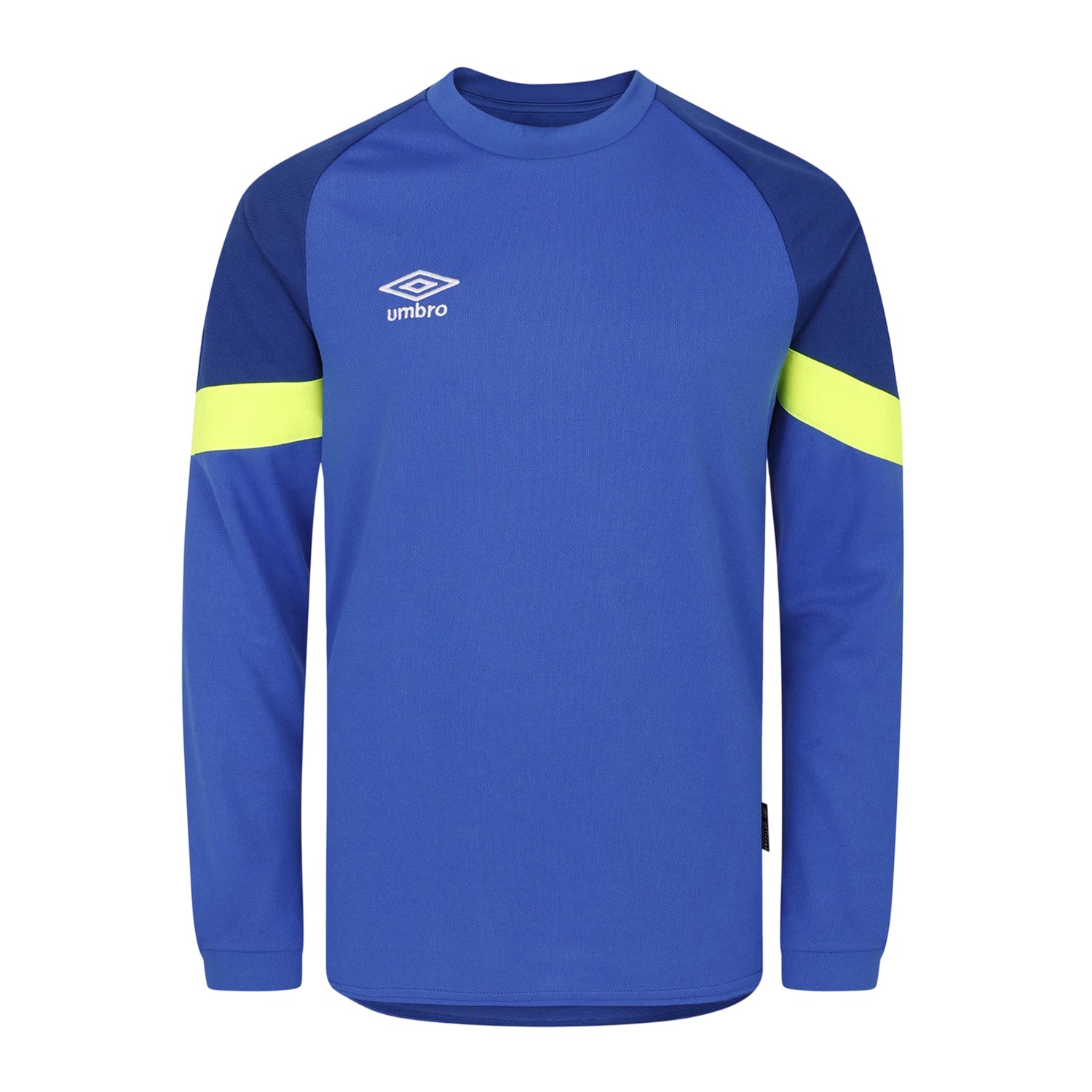 Blue-Yellow - Front - Umbro Childrens-Kids Fitted Goalkeeper Jersey