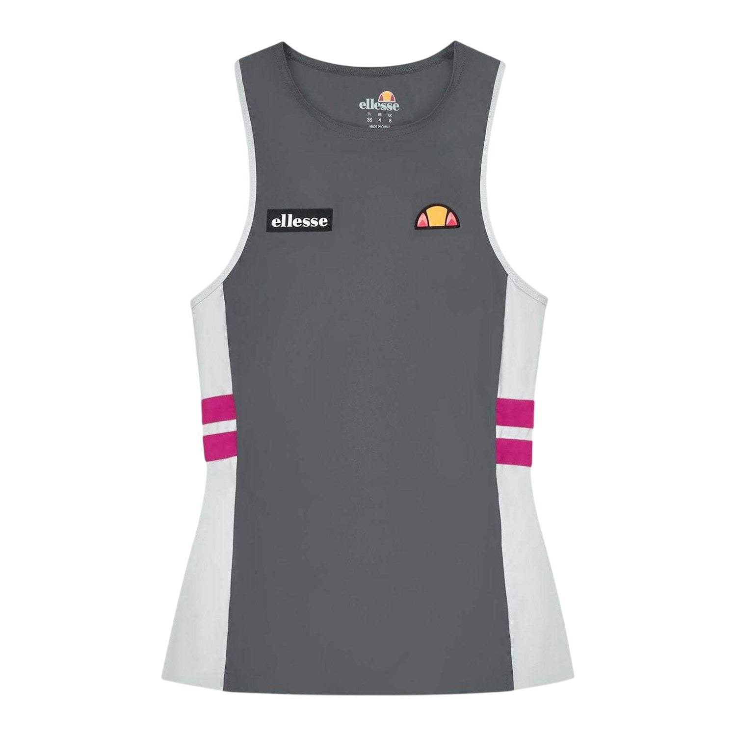 Dark Grey - Front - Ellesse Womens-Ladies Tank Top