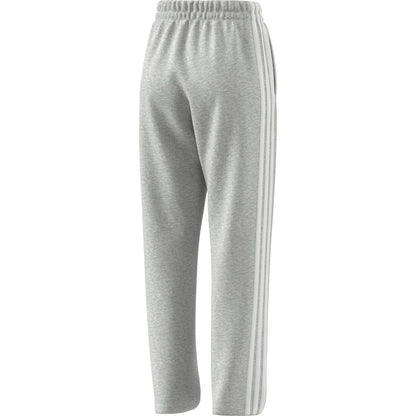Medium Grey - Back - Adidas Womens-Ladies Essentials Wide Leg Jogging Bottoms