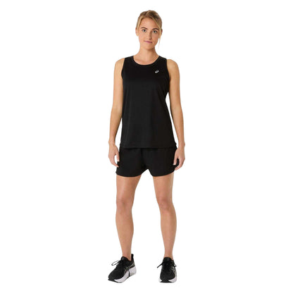 Black - Side - Asics Womens-Ladies Core Lightweight Running Tank Top
