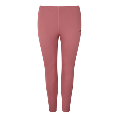 Rose Pink - Front - Reebok Womens-Ladies Peached Tight Leggings
