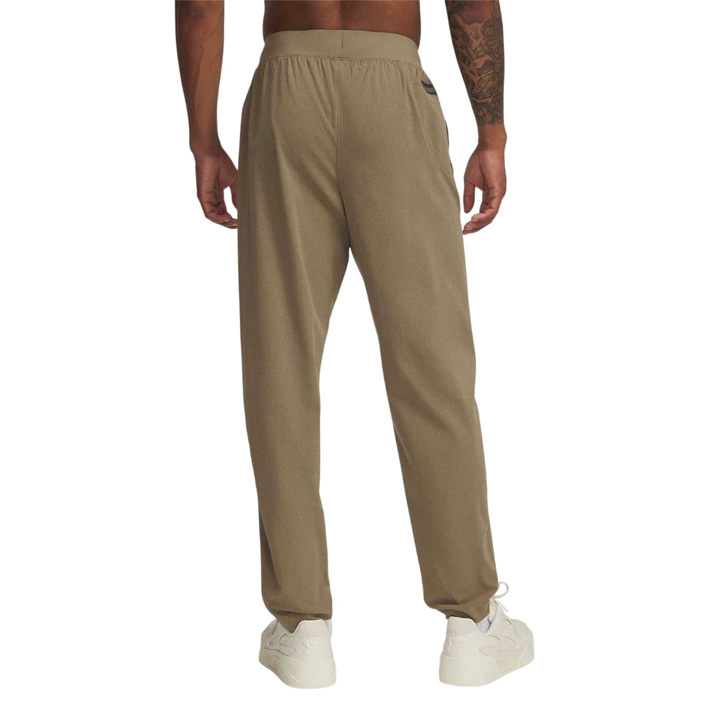 Brown - Back - Under Armour Mens Unstoppable Tapered Slim Jogging Bottoms