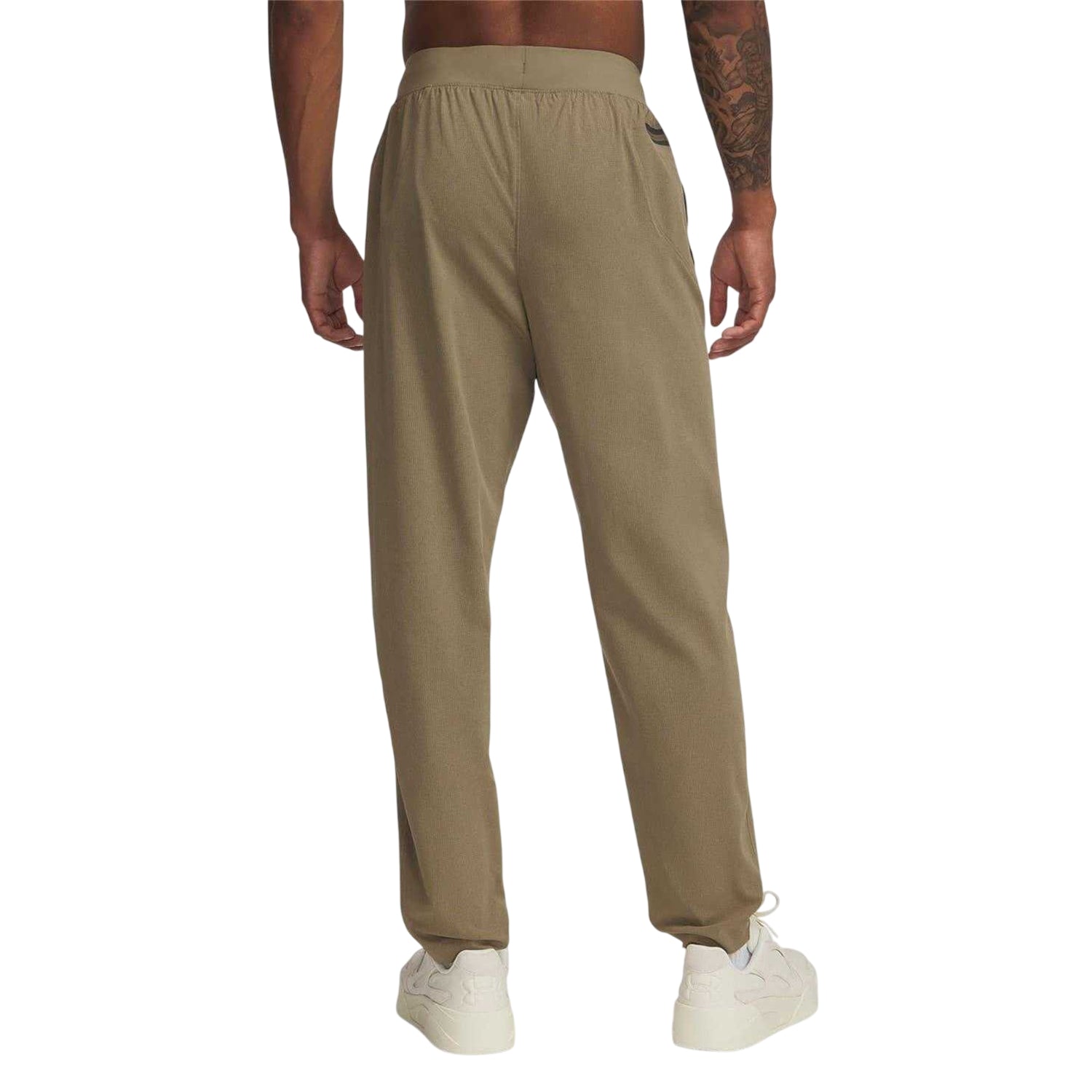 Brown - Back - Under Armour Mens Unstoppable Tapered Slim Jogging Bottoms
