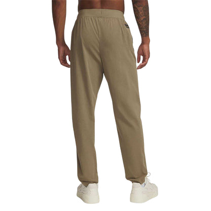 Brown - Back - Under Armour Mens Unstoppable Tapered Slim Jogging Bottoms