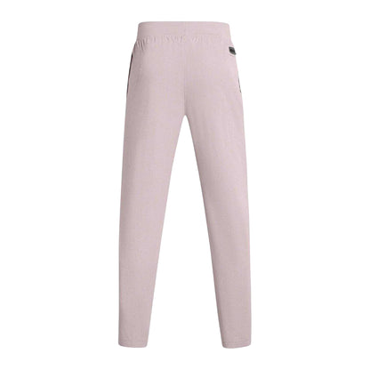 Grey - Back - Under Armour Mens Unstoppable Tapered Slim Jogging Bottoms