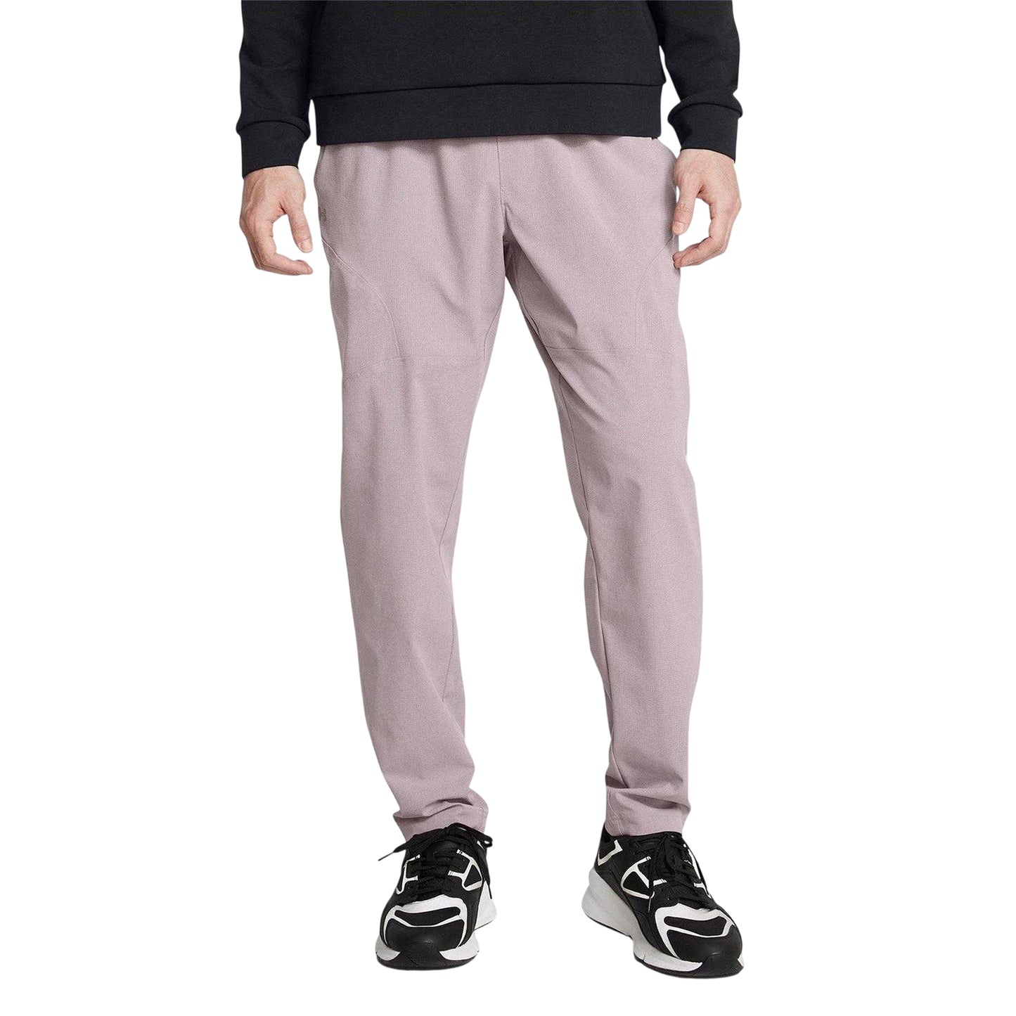 Grey - Side - Under Armour Mens Unstoppable Tapered Slim Jogging Bottoms