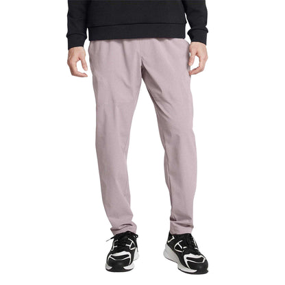 Grey - Side - Under Armour Mens Unstoppable Tapered Slim Jogging Bottoms