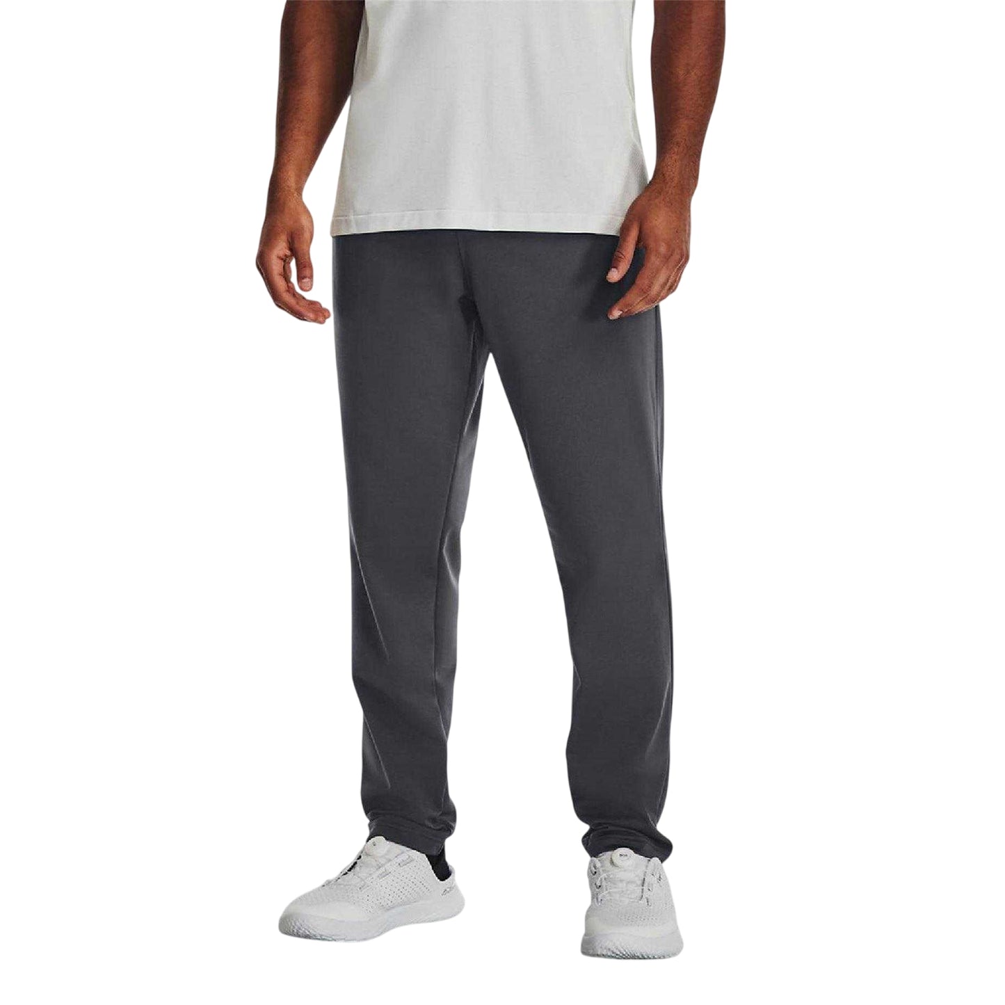 Grey - Side - Under Armour Mens Joggers