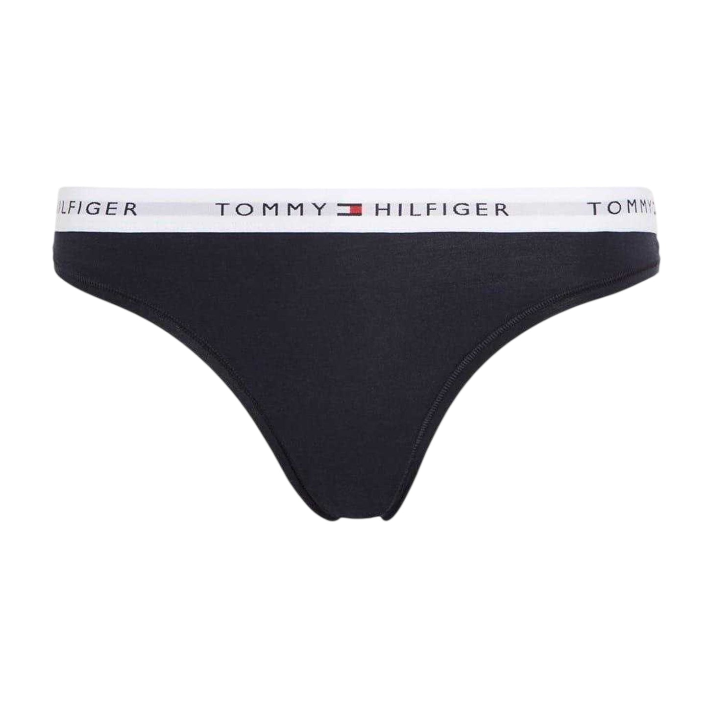 Desert Sky - Front - Tommy Hilfiger Womens-Ladies Organic Cotton Thong