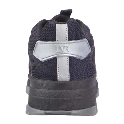 Navy - Back - Lavair Mens Exo Chunky Sole Trainers