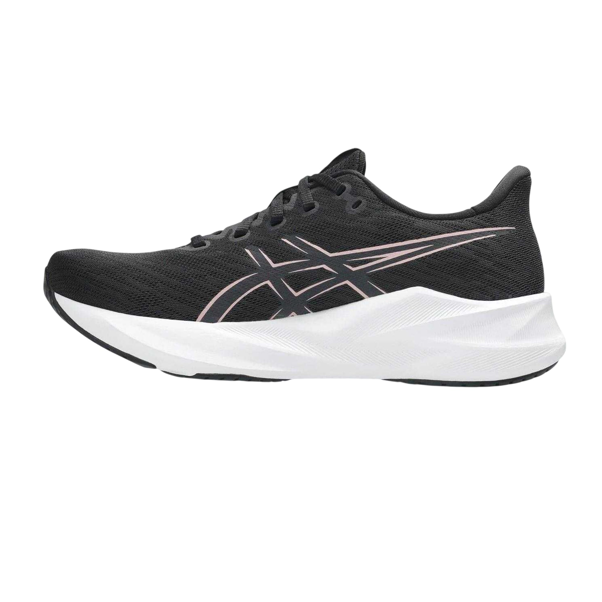 Black-White - Side - Asics Mens Versablast 4 Road Running Shoes