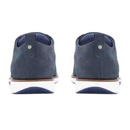 Blue - Back - Dune London Mens Balad Leather Shoes