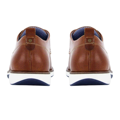 Tan - Back - Dune London Mens Balad Leather Shoes
