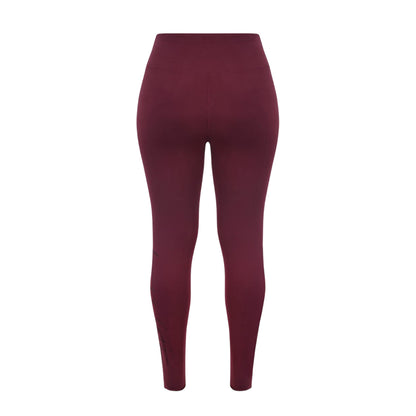 Cherry Red - Back - Miso Womens-Ladies Leggings