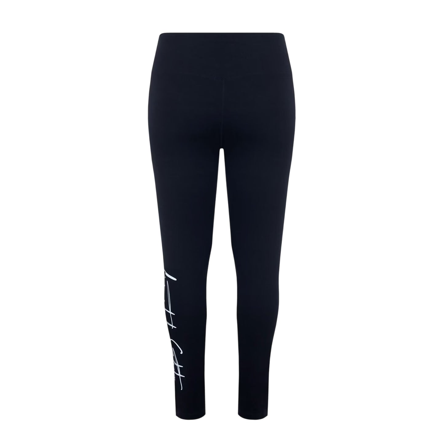 Black-White - Front - Miso Womens-Ladies Leggings