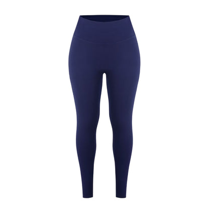 Navy - Front - Miso Womens-Ladies High Waist Leggings