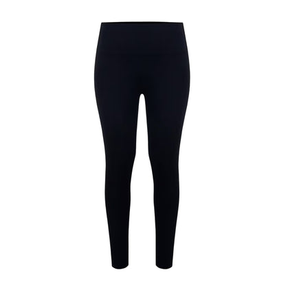 Black - Front - Miso Womens-Ladies High Waist Leggings