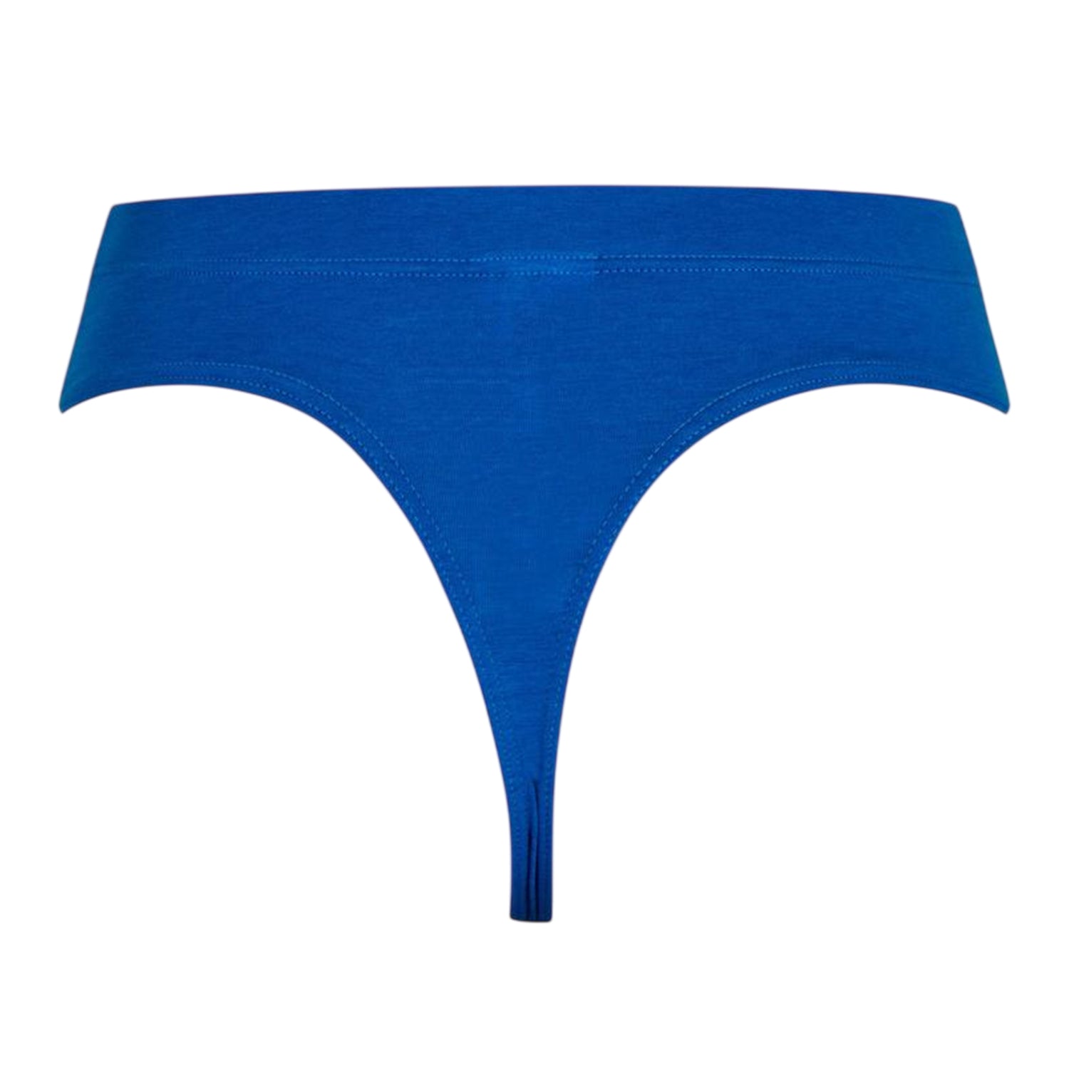 Blue - Back - Adidas Womens-Ladies Adicolor Flex 3 Stripes Thong