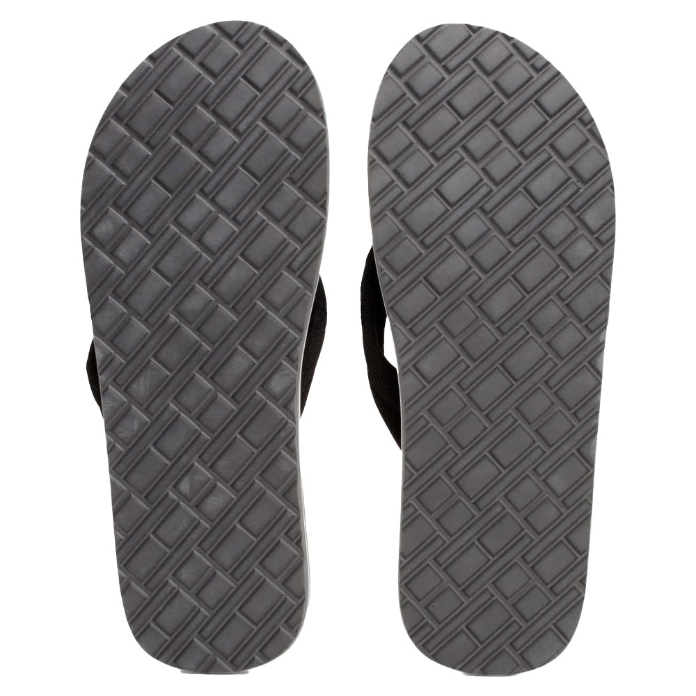 Black - Lifestyle - Tommy Hilfiger Mens Essential Beach Flip Flops