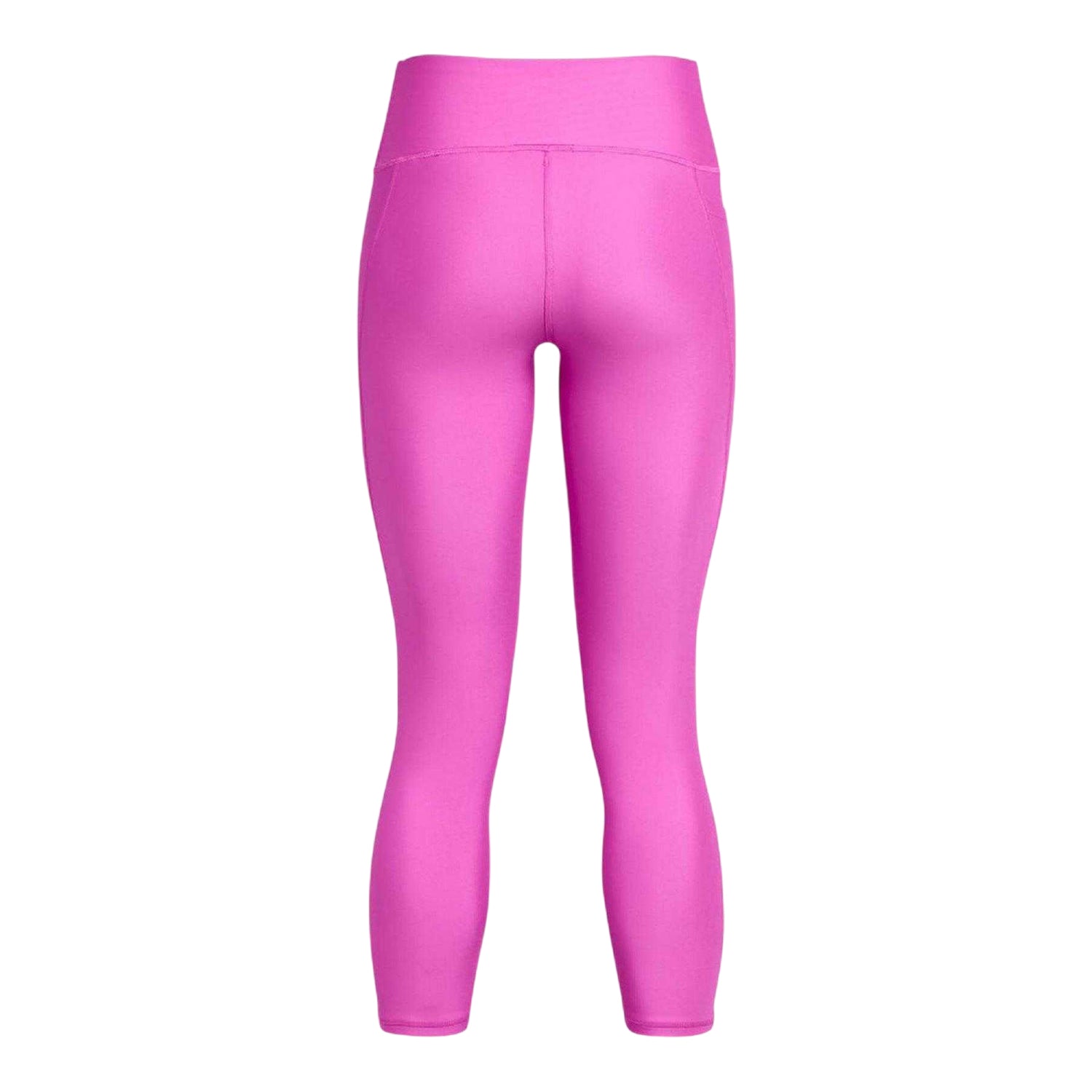 Pink - Back - Under Armour Womens-Ladies HeatGear Leggings